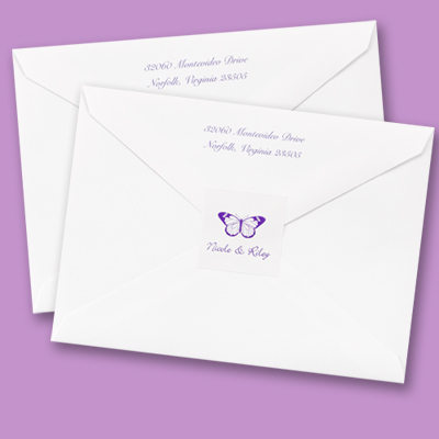 Addressing seal and send wedding invitations