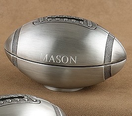 Affordable Necessities And Gift Ideas For Your Ring Bearer Personalized Football Bank