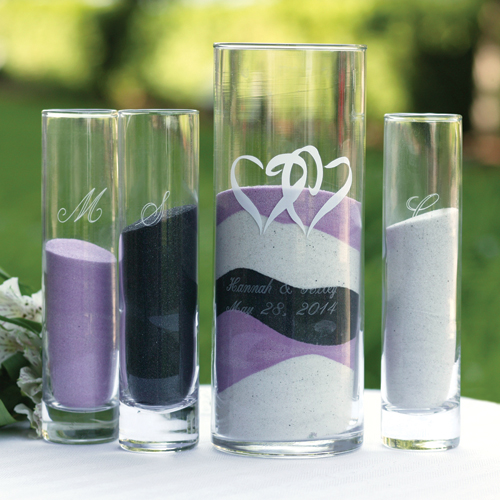 Is The Unity Sand Ceremony Right For Your Wedding Unity Sand Cylinders