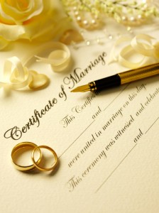 Marriage Certificate Marriage License