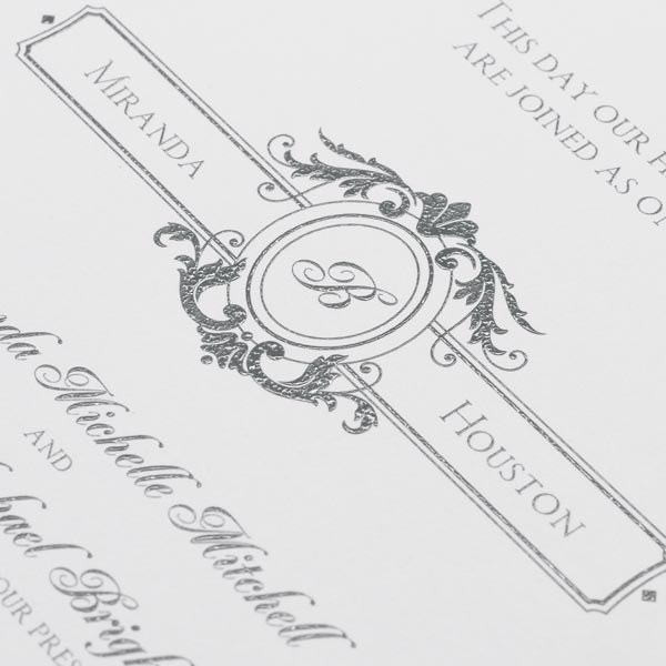 printing your wedding invitation thermography vs digital print invite