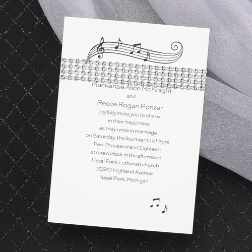 Music Wedding Invitations: Ideas | Ann's Bridal Bargains