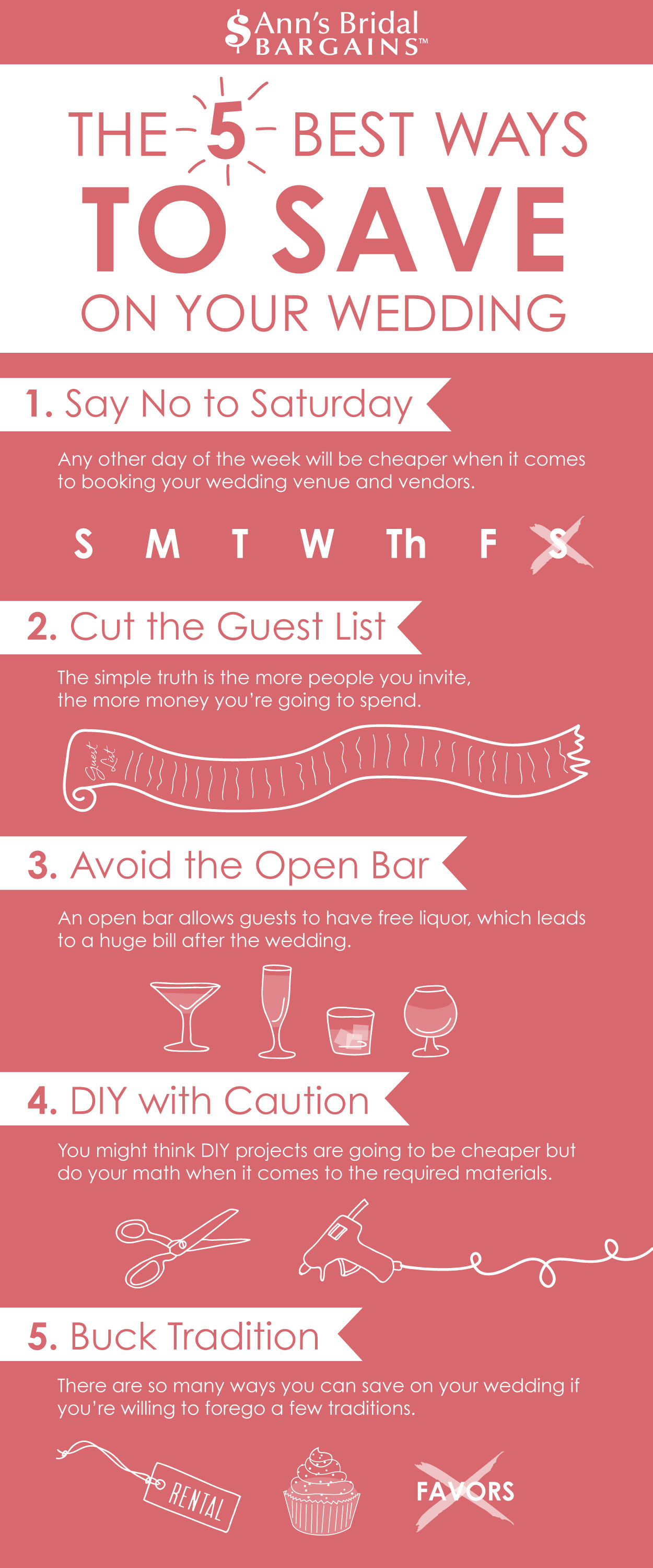 The 5 Best Ways to Save on Your Wedding