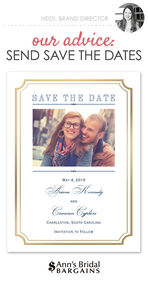 When to send out save the dates