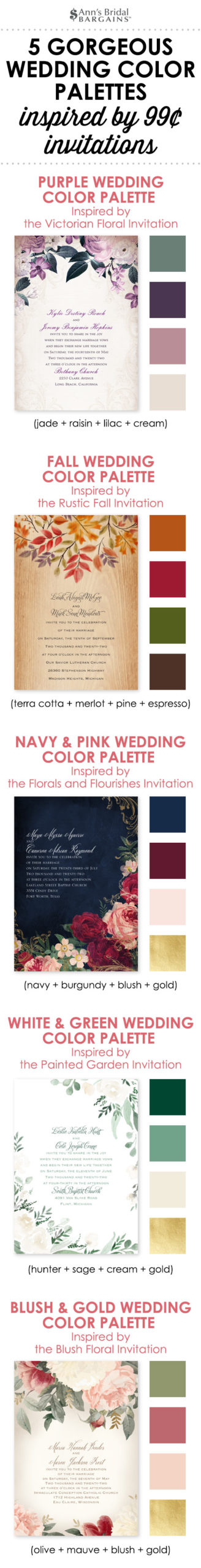 photo Cream And Sage Color Scheme 5 gorgeous wedding color palettes